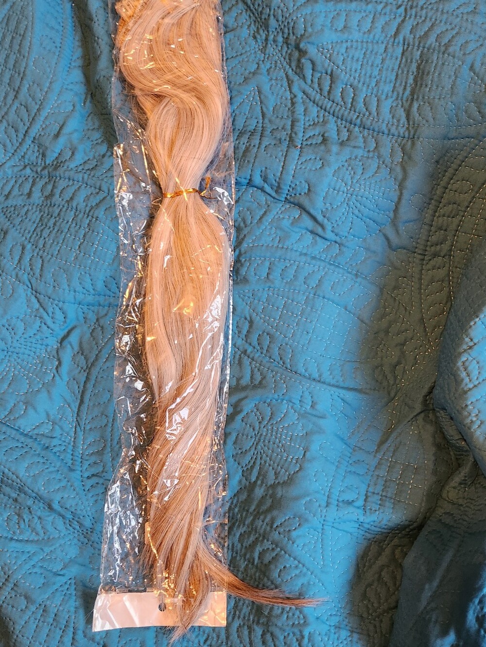 Gray Clip-In Hair Extensiond – Natural Gray Silver Shade - Picture 7 of 11